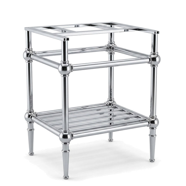 Metal Stand No. 877 – Custom Size Vanity Legs for Marble Sink | Brass, Black or Chrome PVD Stainless Steel Console