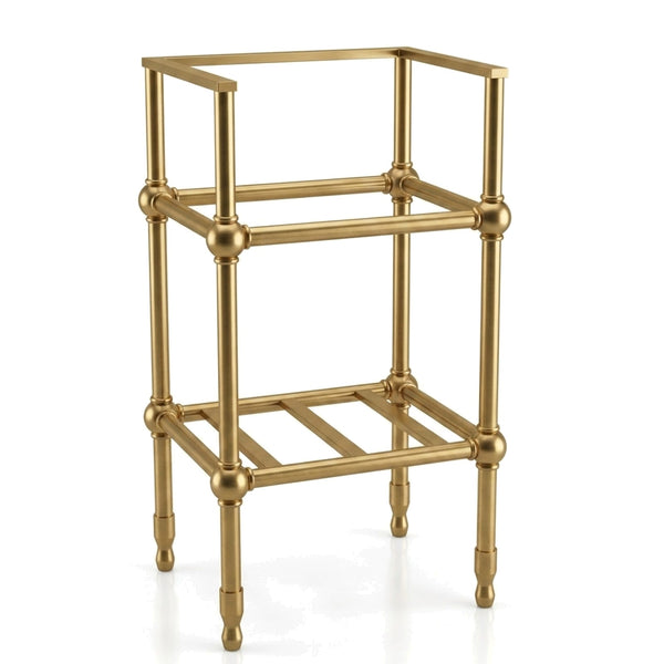 Metal Stand No. 797 – Custom Size Vanity Legs for Marble Sink | Brass, Black or Chrome PVD Stainless Steel Console
