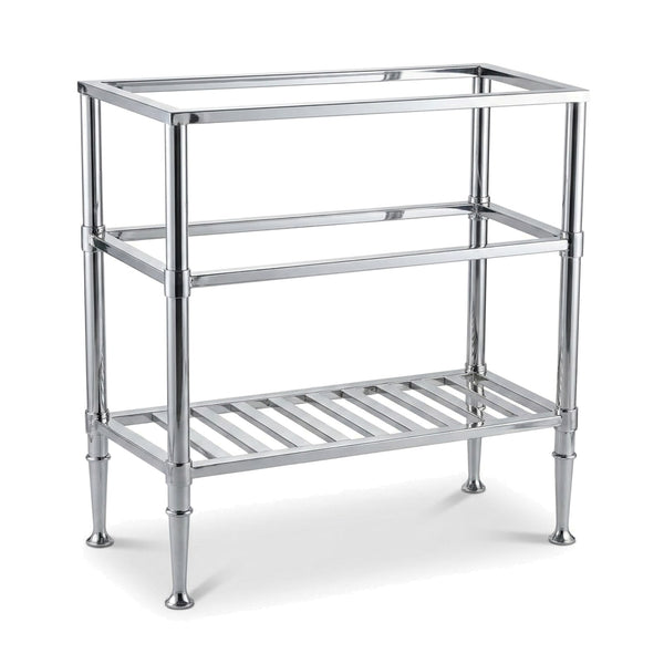 Metal Stand No. 789 – Custom Size Vanity Legs for Marble Sink | Brass, Black or Chrome PVD Stainless Steel Console
