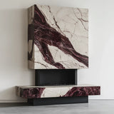 Marble Elegance Fireplace Mantel