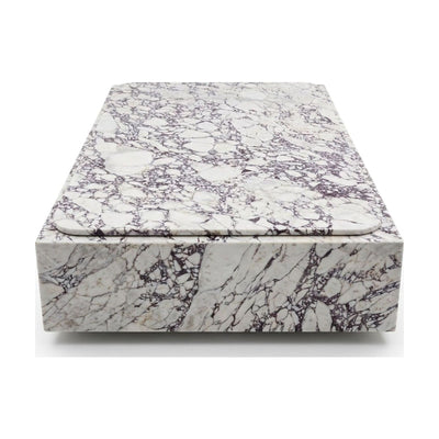 Calacatta Viola Honed Marble Plinth Table