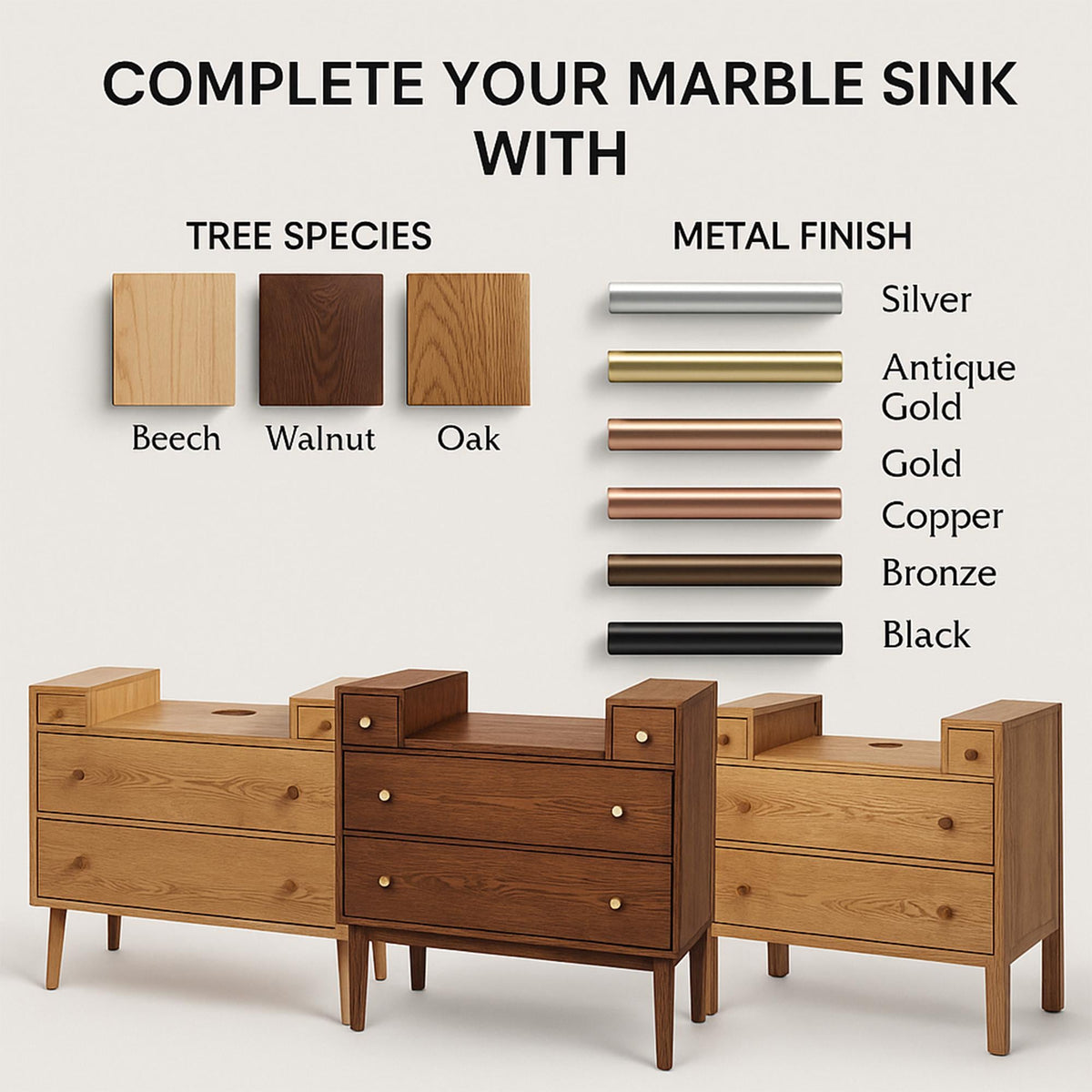 Pietre Notte Fluted Floating Marble Basin with Backsplash and Hand Carved Detail, Short Run Atelier Craft — view 10
