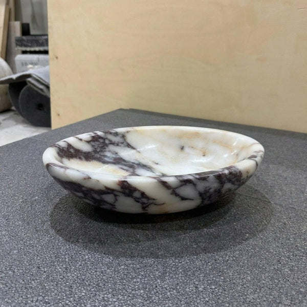 Handmade Calacatta Viola Bathroom Basin, Crafted in Limited Batches hover