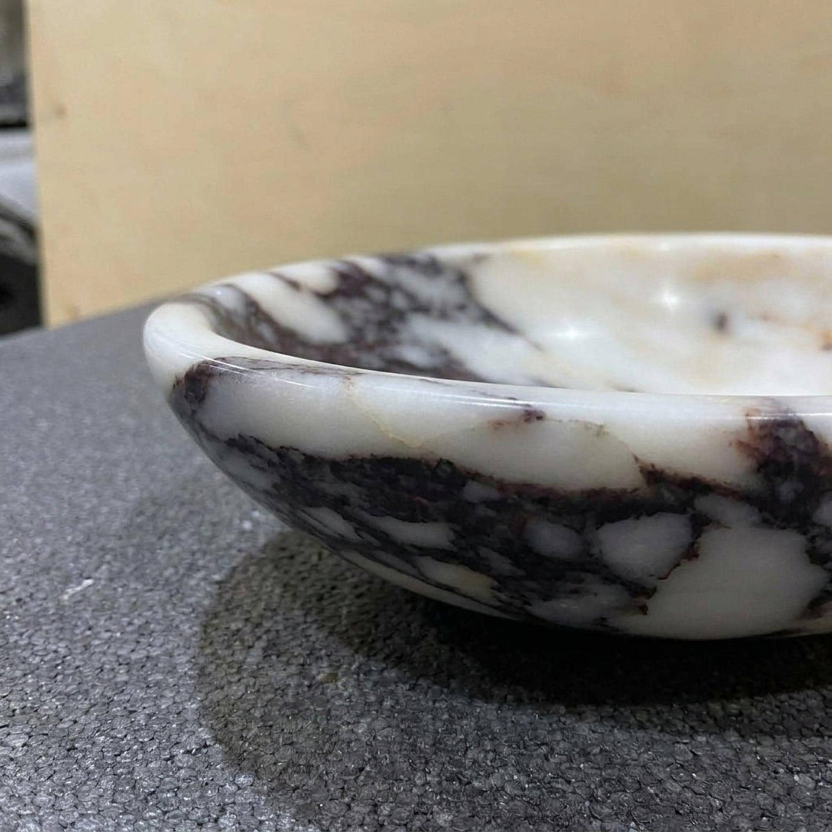 Handmade Calacatta Viola Bathroom Basin, Crafted in Limited Batches — view 6