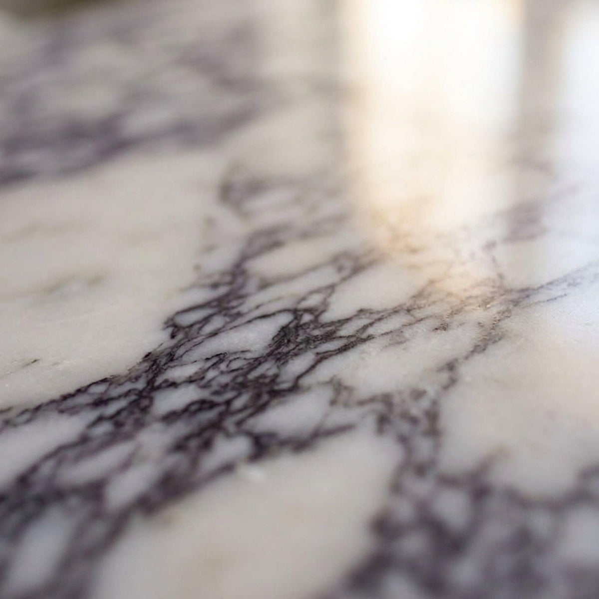 Hand Carved Calacatta Viola Marble Vanity Basin with Backsplash and Wood Vanity, Crafted in Limited Batches — view 18