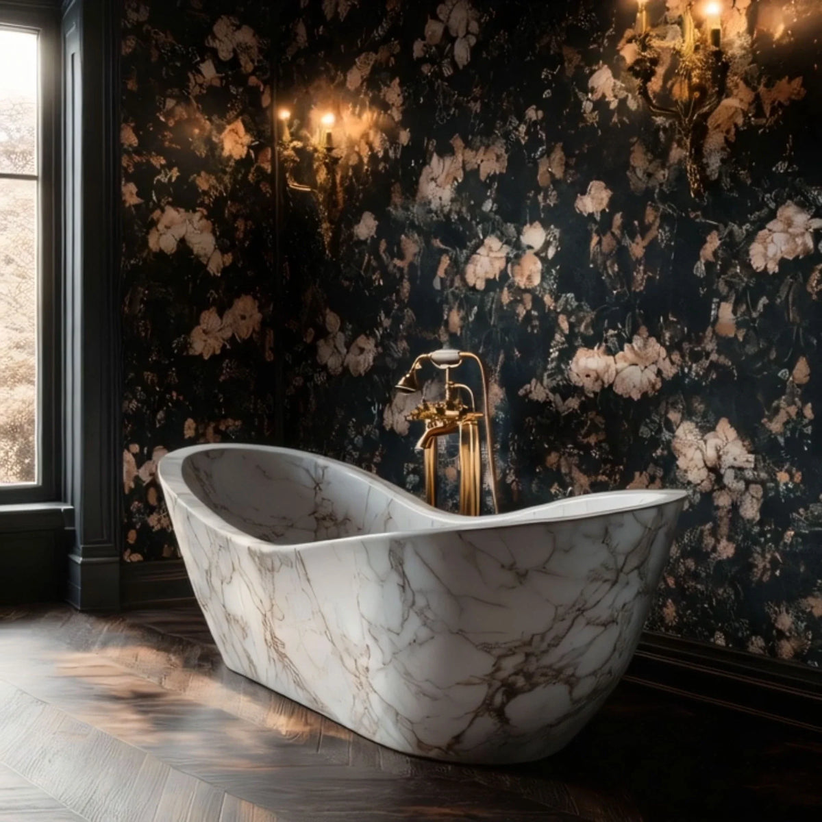 Marble Elegance Bathtub